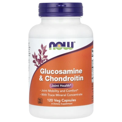 NOW Foods - Glucosamine & Chondroitin | 120 Veg Capsules