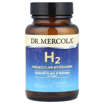 Dr. Mercola - H2 Molecular Hydrogen | 30 Tablets (80 mg per Tablet)