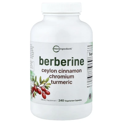 Micro Ingredients - Berberine | 240 vegetarian capsules