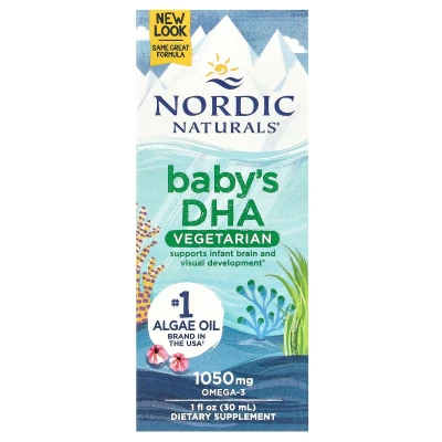 Nordic Naturals - Baby's DHA Vegetarian | 1050 mg | 30 ml (1 fl oz)