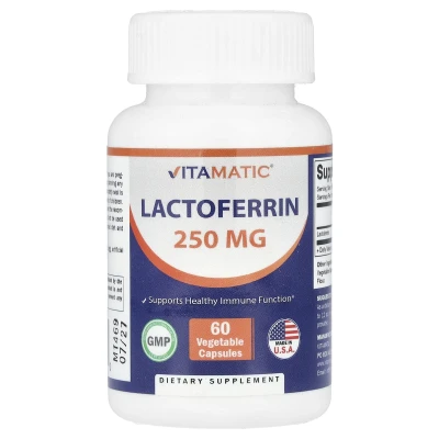 Vitamatic - Lactoferrin | 250 mg | 60 Vegetable Capsules