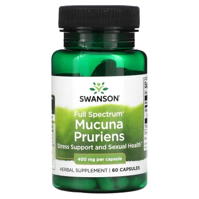Swanson - Full Spectrum Mucuna Pruriens | 400 mg | 60 Capsules