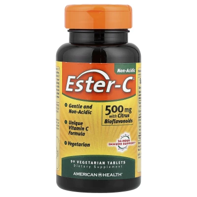 American Health - Ester-C® with Citrus Bioflavonoids | 90 Vegetarian Tablets
