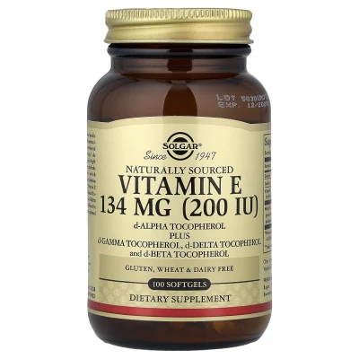 Solgar - Vitamin E | Naturally Sourced | 100 Softgels