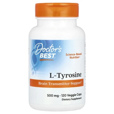 Doctor's Best - L-Tyrosine | 500 mg | 120 Veggie Caps