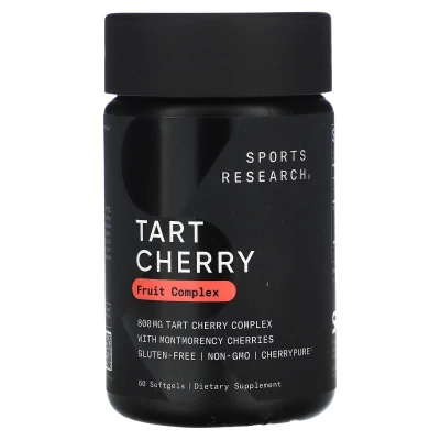Sports Research - Tart Cherry Fruit Complex | 60 Softgels