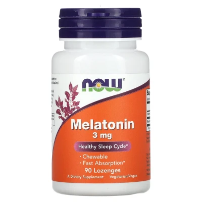 NOW Foods - Melatonin | 3 mg | 90 Lozenges