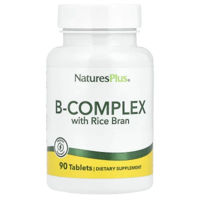 NaturesPlus - B-Complex with Rice Bran | 90 Tablets