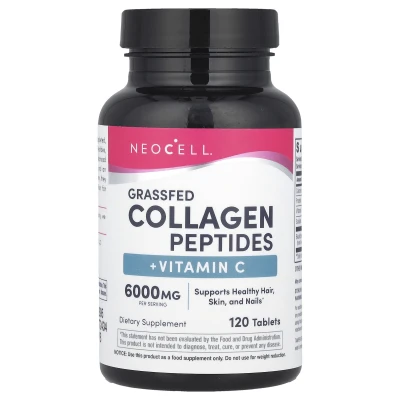 NeoCell - Grass-fed Collagen Peptides + Vitamin C | 120 Tablets
