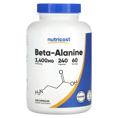 Nutricost - Beta-Alanine | 240 Capsules (850 mg per Capsule)