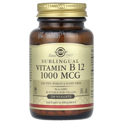 Solgar - Sublingual Vitamin B12 | 1000 mcg | 250 Nuggets