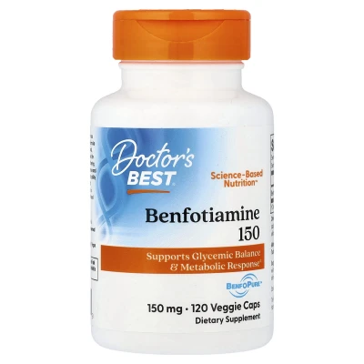 Doctor's Best - Benfotiamine 150 | 150 mg | 120 Veggie Caps