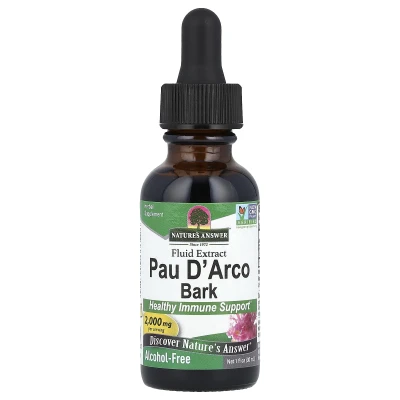 Nature's Answer - Pau D' Arco Bark | Alcohol-Free | 2000 mg | 1 fl oz (30 ml)
