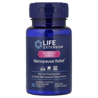 Life Extension - Women's Health | Menopause Relief | 30 Enteric-Coated Vegetarian Tablets