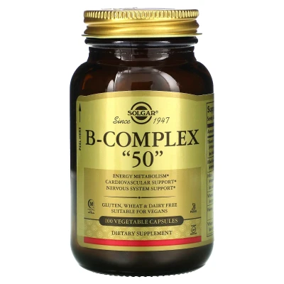 Solgar - B-Complex "50" | 100 Vegetable Capsules
