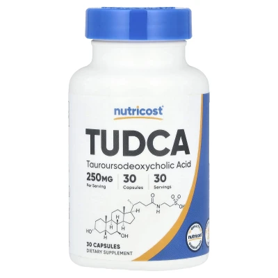 Nutricost - TUDCA | 250 mg | 30 Capsules