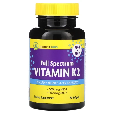 InnovixLabs - Full Spectrum Vitamin K2 | 90 Softgels