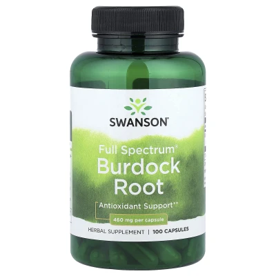 Swanson - Full Spectrum® Burdock Root | 100 Capsules (460 mg per Capsule)
