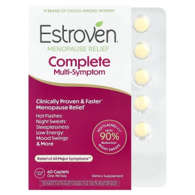 Estroven - Complete Multi-Symptom Menopause Relief | 60 Caplets