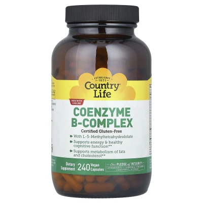Country Life - Coenzyme B-Complex | 240 Vegan Capsules