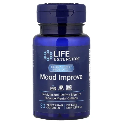 Life Extension - FLORASSIST® Probiotic | Mood Improve | 30 Vegetarian Capsules