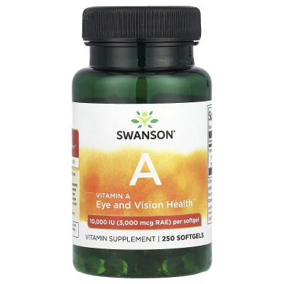 Swanson - Vitamin A | 10000 IU (3000 mcg RAE) | 250 Softgels