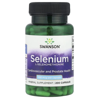 Swanson - Selenium | 100 mcg | 200 Capsules