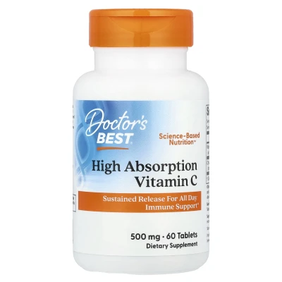 Doctor's Best - High Absorption Vitamin C | 60 Tablets