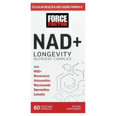 Force Factor - NAD+ Longevity Nutrient Complex | 60 Vegetable Capsules