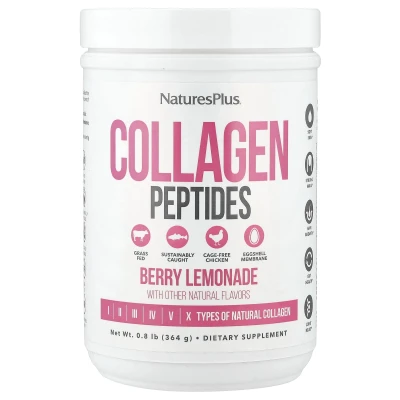 NaturesPlus - Collagen Peptides | Berry Lemonade | 0.8 lbs (364 g)