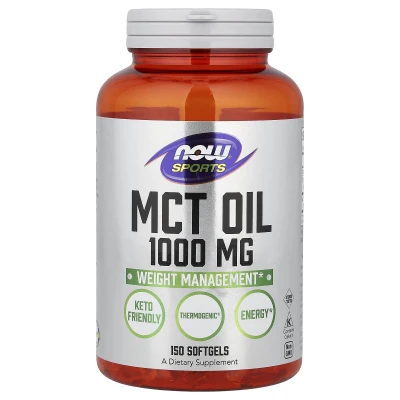 NOW Foods - Sports | MCT oil | 1000 mg | 150 Capsules