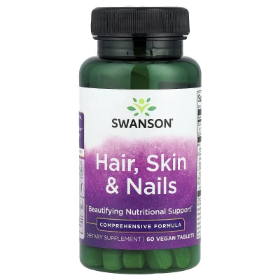 Swanson - Hair | Skin & Nails | 60 Vegan Tablets