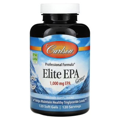 Carlson - Elite EPA Gems | 1000 mg | 120 Soft Gels