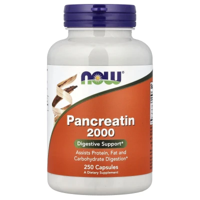 NOW Foods - Pancreatin 2000 | 250 Capsules