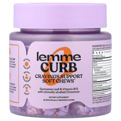 Lemme - Curb | Cravings Support | Mixed Fruit | 30 Individually Wrapped ChewsLemme - Curb | Cravings Support | Mixed Fruit | 30 Individually Wrapped Chews