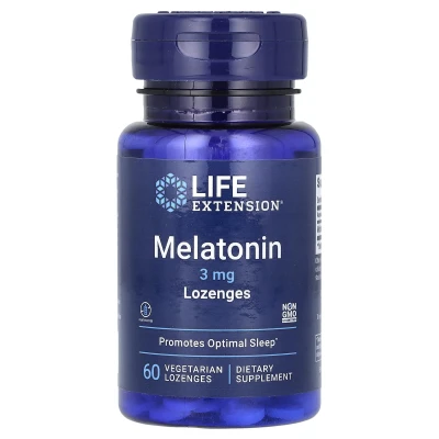 Life Extension - Melatonin | 3 mg | 60 Vegetarian Pastilles