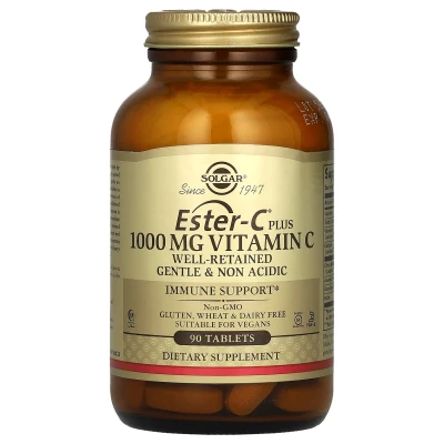 Solgar - Ester-C Plus | Vitamin C | 1000 mg | 90 Tablets