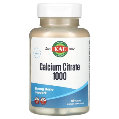 KAL - Calcium Citrate 1000 | 90 Tablets (333 mg per Tablet)