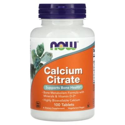 NOW Foods - Calcium Citrate | 100 Tablets