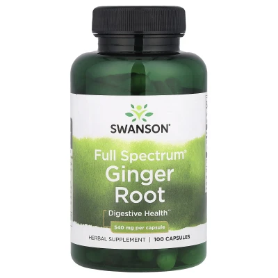 Swanson - Full Spectrum® Ginger Root | 540 mg | 100 Capsules