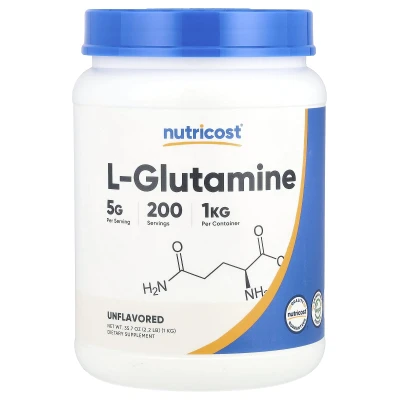 Nutricost - L-Glutamine | Unflavoured | 35.7 oz (1 kg)