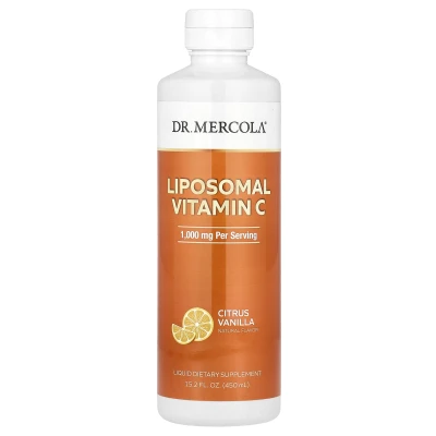 Dr. Mercola - Liposomal Vitamin C | Citrus Vanilla | 15.2 fl oz (450 ml)