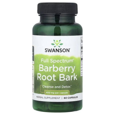 Swanson - Full Spectrum Barberry Root Bark | 450 mg | 60 Capsules