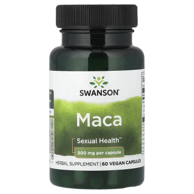 Swanson - Maca | 500 mg | 60 Vegan Capsules