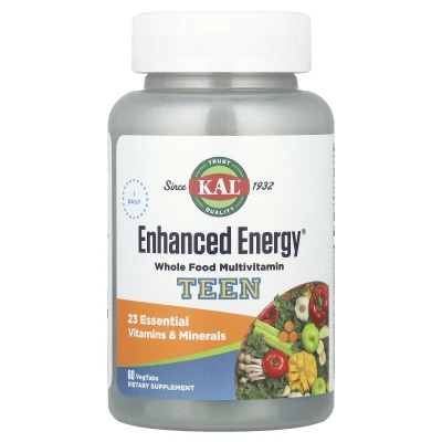 KAL - Enhanced Energy® | Teen | Multivitamin | 60 VegTabs