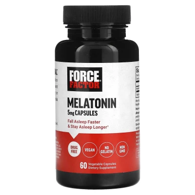 Force Factor - Melatonin | 5 mg | 60 Vegetable Capsules