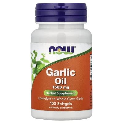 NOW Foods - Garlic Oil | 1500 mg | 100 Softgels