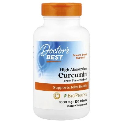 Doctor's Best - High Absorption Curcumin | 120 Tablets