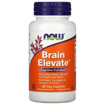 NOW Foods - Brain Elevate | 60 Veg Capsules