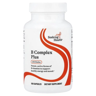 Seeking Health - B Complex Plus with Choline | 100 Vegetarian Capsules